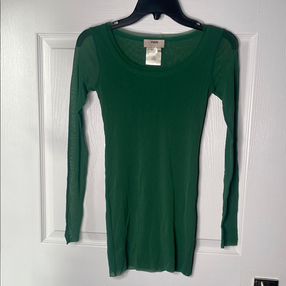 Fuzzi by Jean Paul Gaultier longsleeve mesh top vintage Y2K